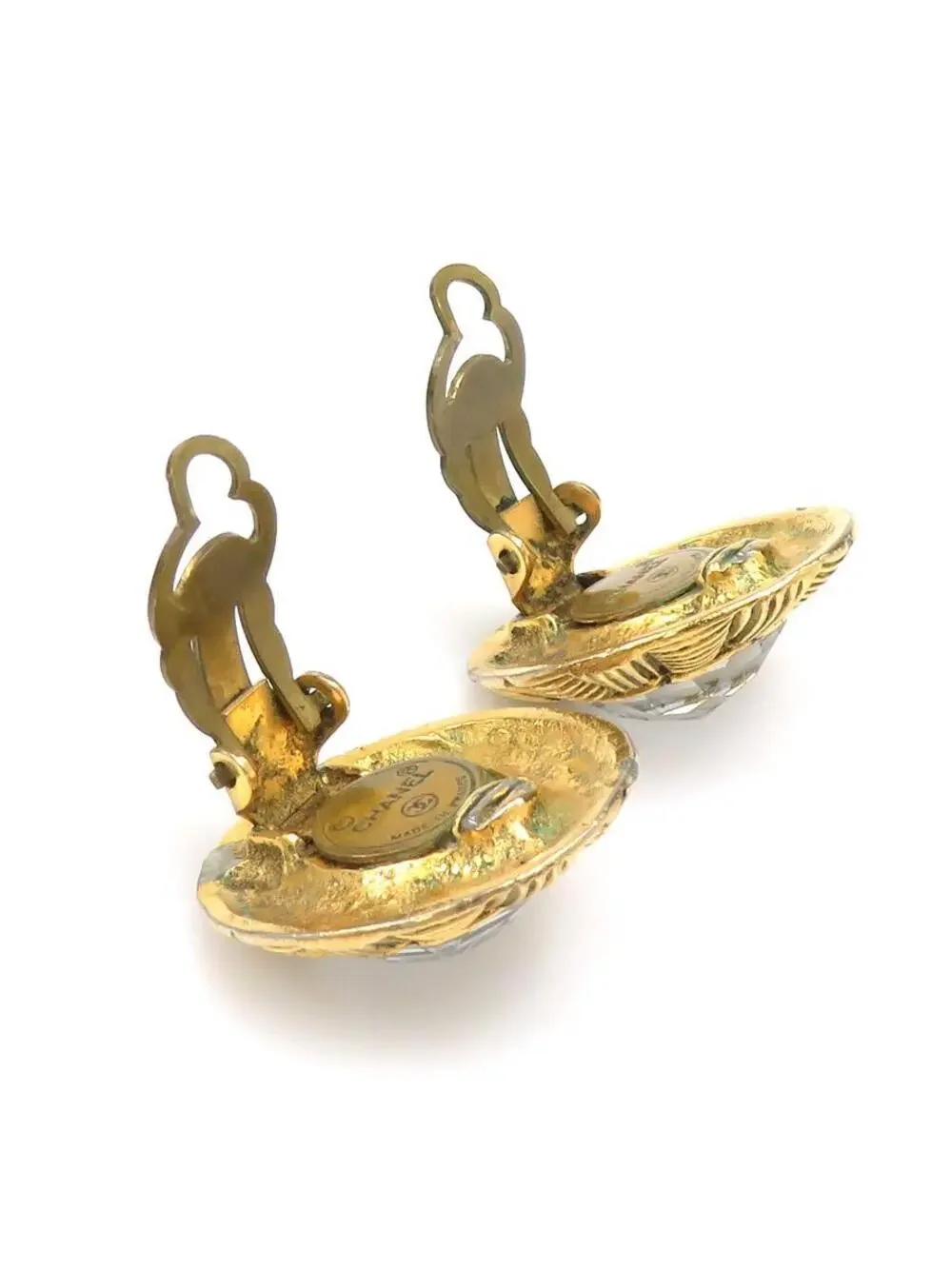 Auth Chanel Clip On Earrings #302843C17B